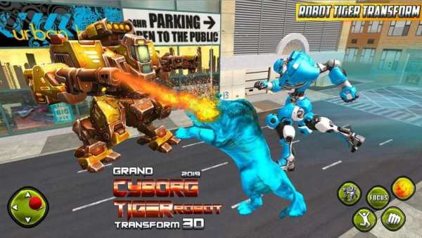 Us Tiger Robot Transform Attack 2019 screenshot 3