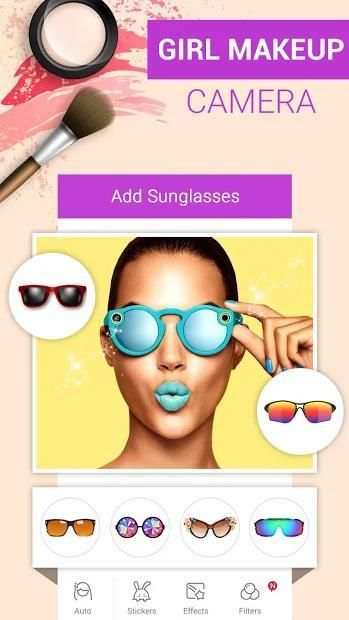 Girl Makeup Camera - Beauty Photo Editor 2018 screenshot 1