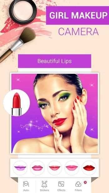 Girl Makeup Camera - Beauty Photo Editor 2018 screenshot 2
