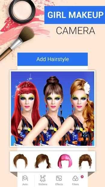 Girl Makeup Camera - Beauty Photo Editor 2018 screenshot 3
