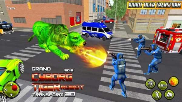 Us Tiger Robot Transform Attack 2019 screenshot 2