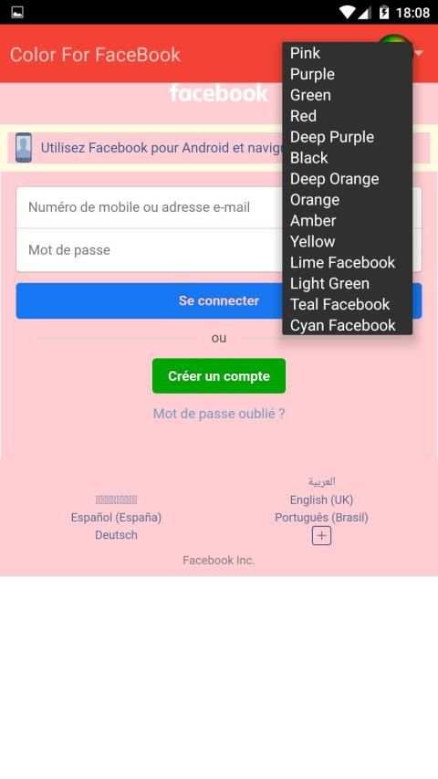 Multi Color For Facebook screenshot 6