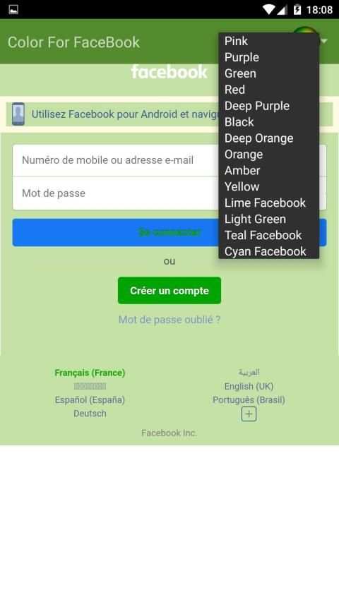 Multi Color For Facebook screenshot 5