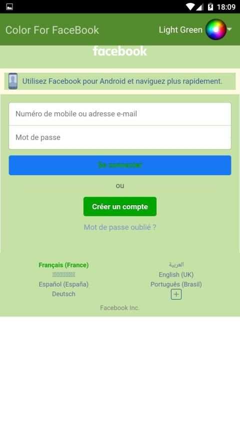 Multi Color For Facebook screenshot 1