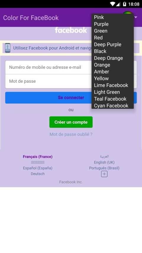 Multi Color For Facebook screenshot 7