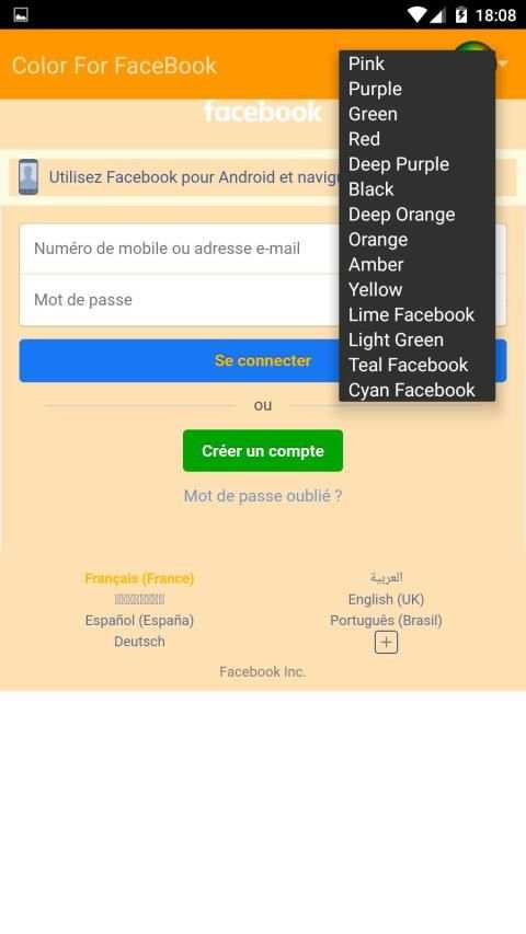 Multi Color For Facebook screenshot 4