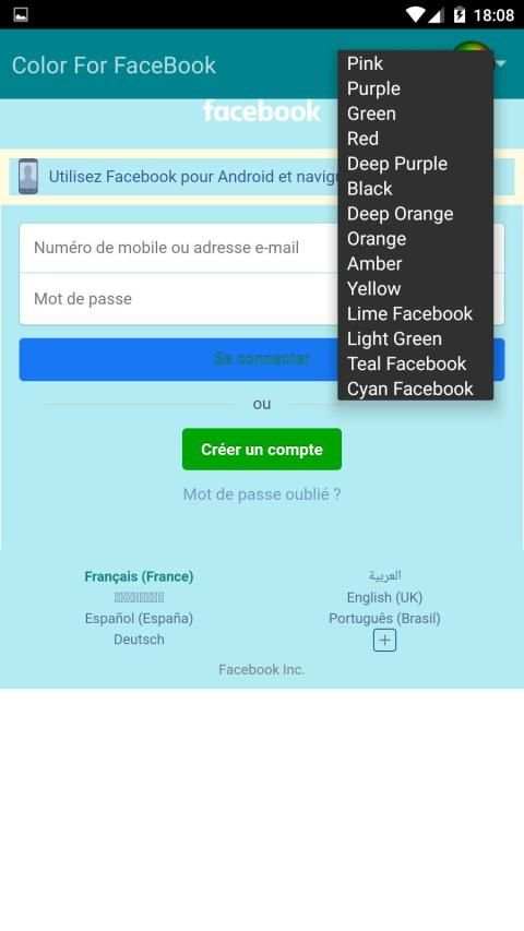 Multi Color For Facebook screenshot 3