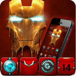 ikon Robot theme iron Man wallpaper theme