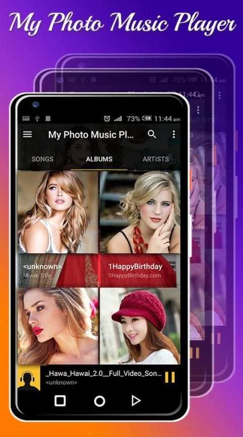 My Photo Music Player 2018 - Audio Player 2018 screenshot 2