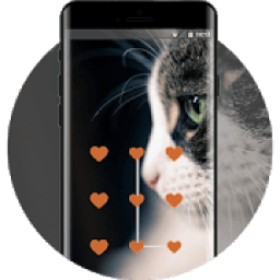 Kawaii theme serious looking cat space icon