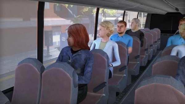 Bus Driving Simulator 2018 स्क्रीनशॉट 9