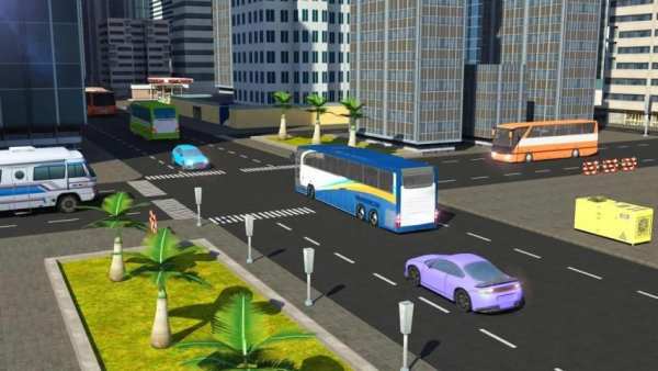 Bus Driving Simulator 2018 स्क्रीनशॉट 4