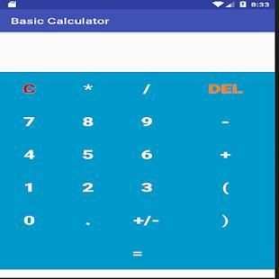 Basic Calculator screenshot 1
