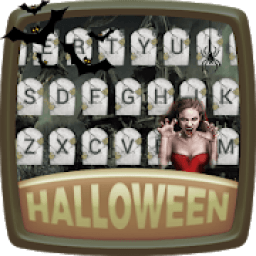 ikon Dark Horror Night Halloween Keyboard Theme