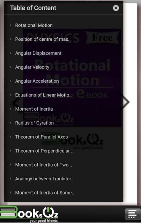 Rotational Motion Physics Formula e-Book screenshot 7