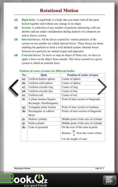 Rotational Motion Physics Formula e-Book screenshot 6
