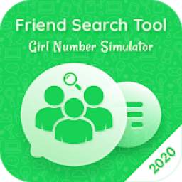 Friend Search Tool Simulator-Girl Number Simulator