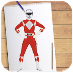 How to Draw Power Rangers Step by Step आइकन