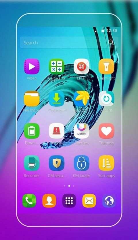 Theme for Galaxy Note 6 screenshot 3