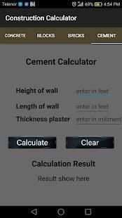 Construction Calculator screenshot 2