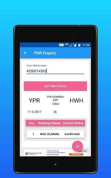 Indian Rail Enquiry स्क्रीनशॉट 3