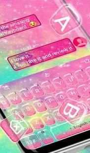 Gradient Pink Keyboard Theme स्क्रीनशॉट 4