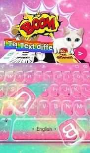 Gradient Pink Keyboard Theme स्क्रीनशॉट 1