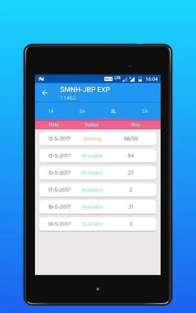 Indian Rail Enquiry screenshot 2
