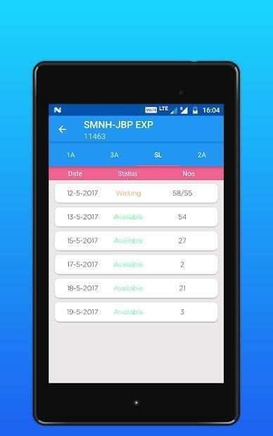 Indian Rail Enquiry स्क्रीनशॉट 2