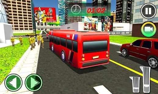 Football Team Transport: Bus Driver Duty screenshot 1