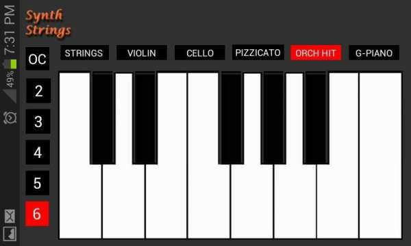 Synth Strings screenshot 2