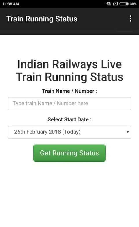 Train Running Status screenshot 2