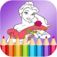 Princess Coloring & drawing Pages