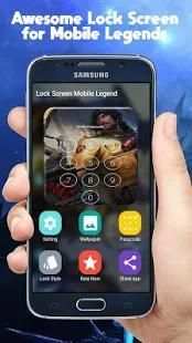 Lock Screen Mobile Legend screenshot 4
