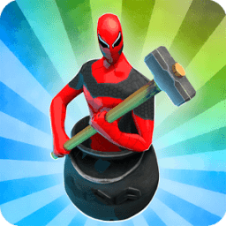 Spider Hero Getting Over It with Hammer आइकन