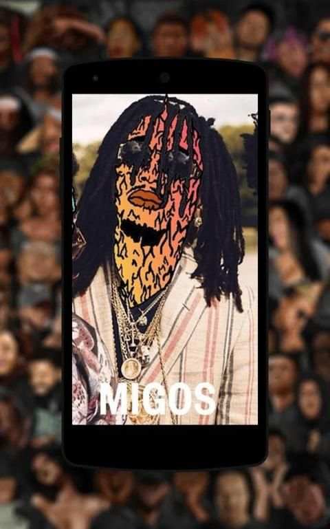 Migos (Quavo, Takeoff, Offset) Rapper Wallpaper screenshot 2
