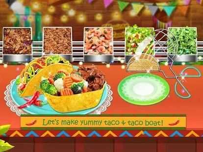 Mexican Foods Maker - Free Fiesta Cooking Games स्क्रीनशॉट 3