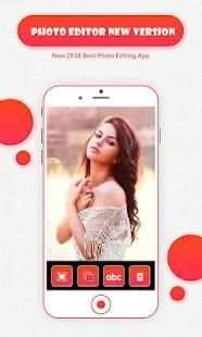 Photo Editor New Version 2018 screenshot 5