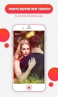 Photo Editor New Version 2018 screenshot 1