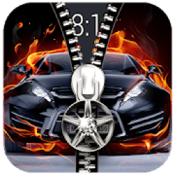 Car &amp; zipper lock screen for you आइकन