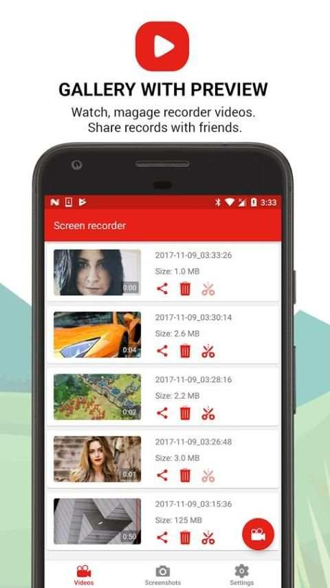 Screen Recorder - Screen Recording app no root screenshot 3