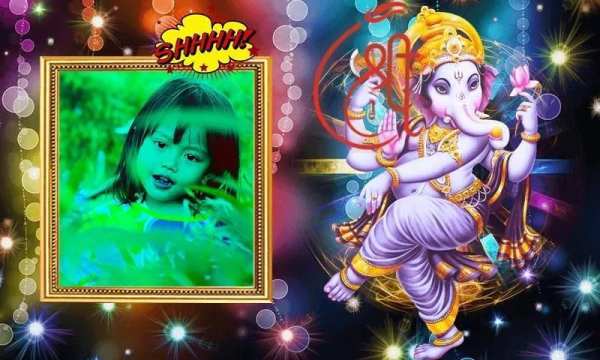 Ganpati Photo Frame स्क्रीनशॉट 2