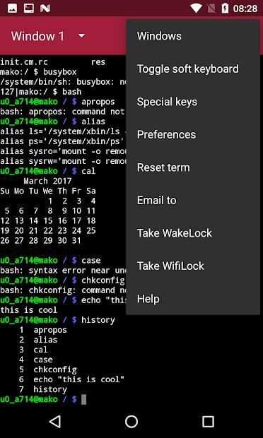 Terminal Emulator Free screenshot 2