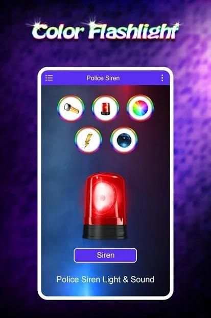 Color Flashlight on Call & SMS : Torch LED Flash screenshot 5