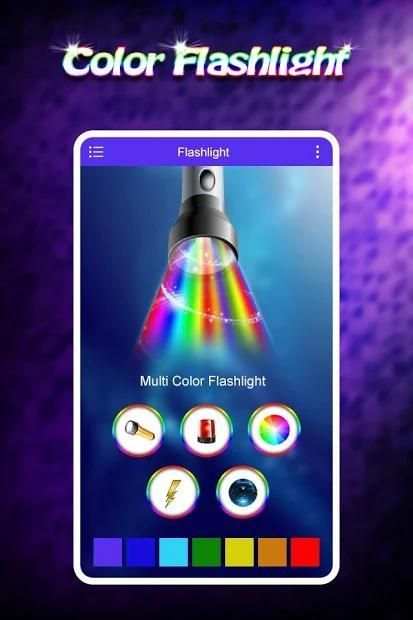 Color Flashlight on Call & SMS : Torch LED Flash screenshot 3