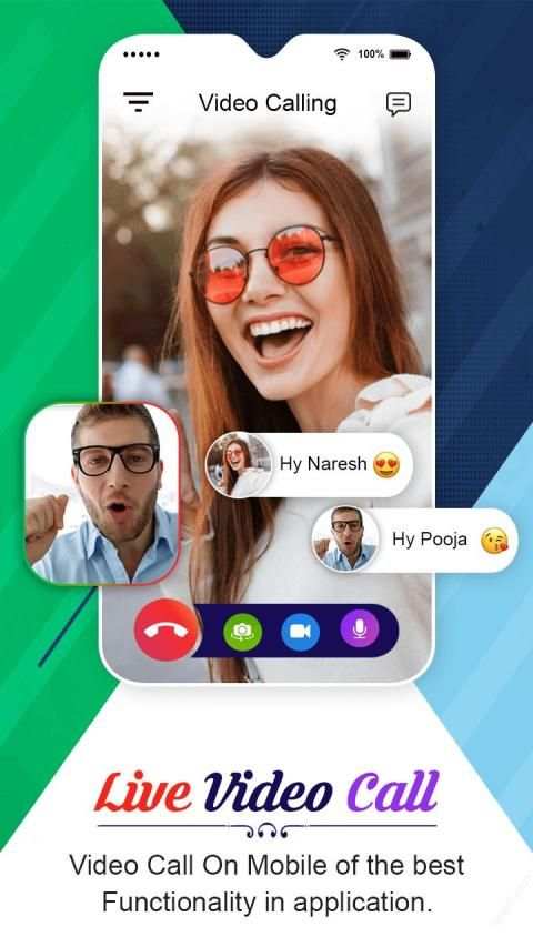 Live Chat with Video Call : Video Call Advice स्क्रीनशॉट 1