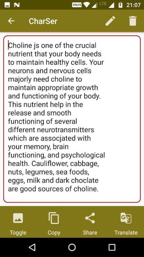 CharSer (Text Scanner OCR) screenshot 1