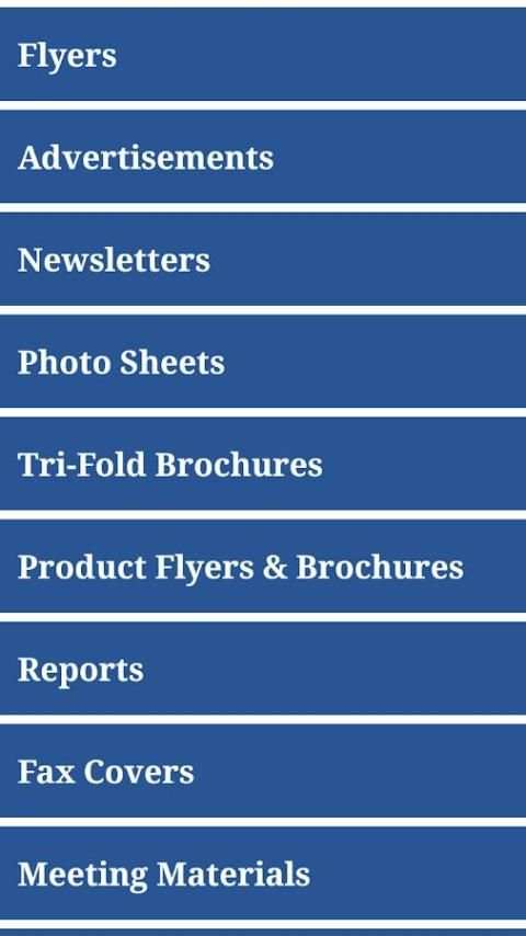 Readymade Word Templates 6 تصوير الشاشة