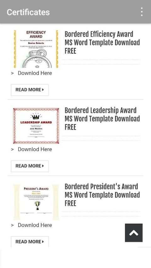 Readymade Word Templates 3 تصوير الشاشة