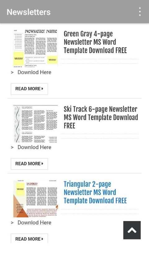 Readymade Word Templates 1 تصوير الشاشة